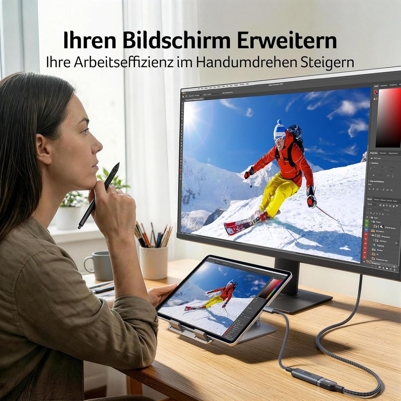 Adattatori: USB-C auf HDMI Adapter 4K@60Hz – Nuovo e nell'imballaggio originale da Suhr venduto da SchnapperCH 6