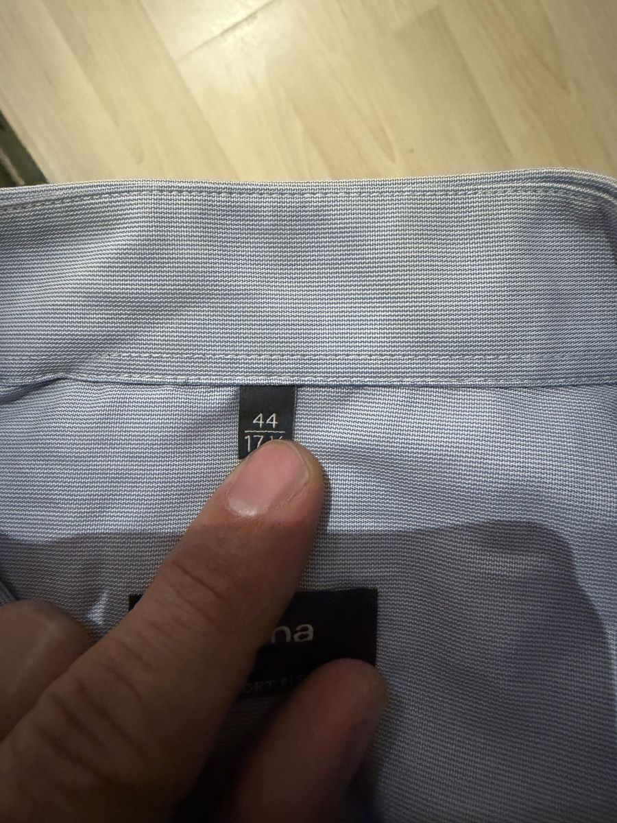 Eterna Camicie: Eterna Herren Hemd, Grösse 44, hellblau - Top Zustand! – Usato da Schindellegi venduto da netcrack13 3