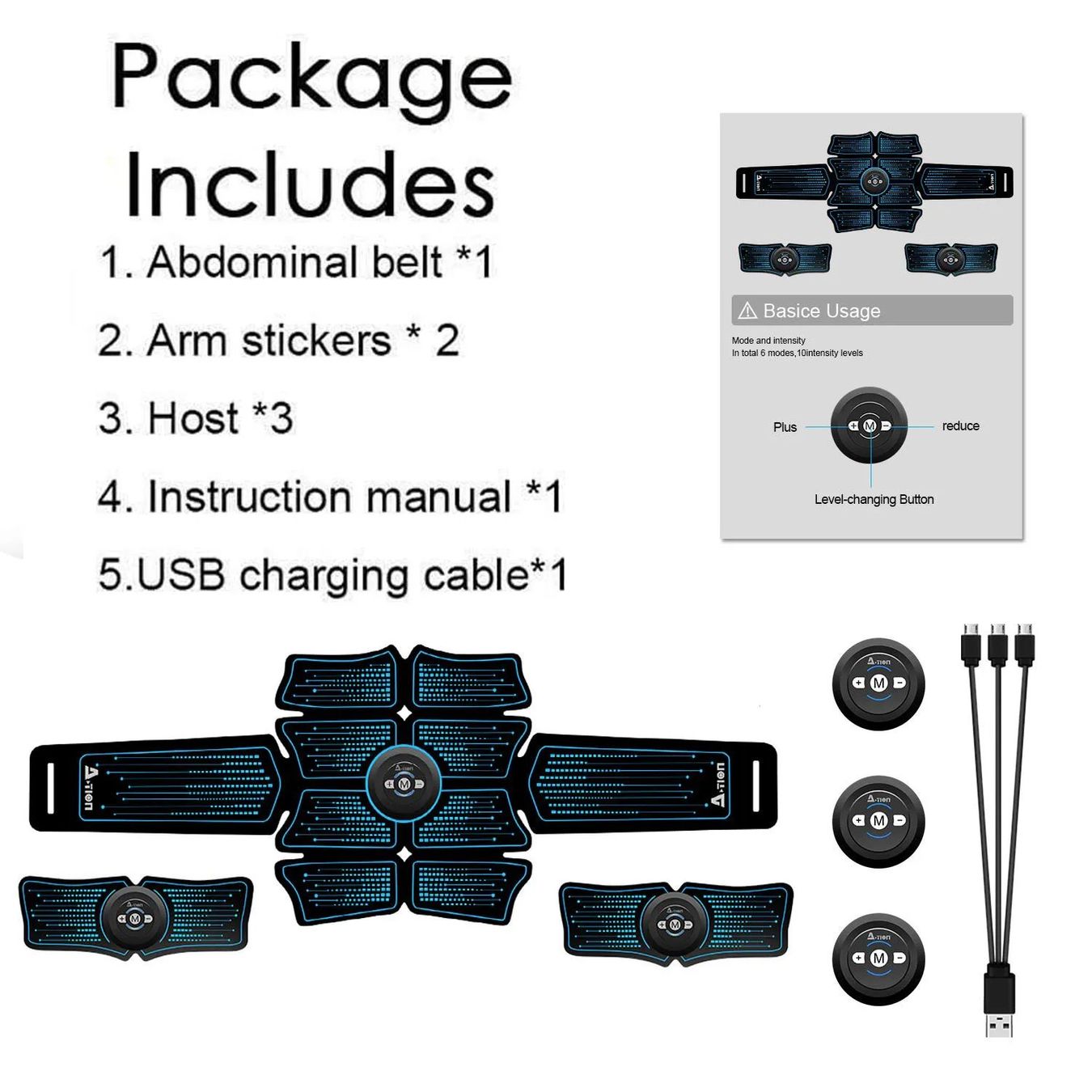 Massagegeräte: Bauchgurt mit Elektrostimulation, Ceinture abdominale – Neu und originalverpackt aus Delemont von Superchoice 8