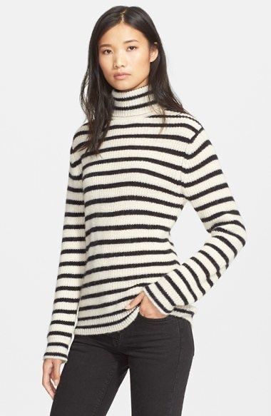 Iro Pullover & Sweatshirts: Pull Iro, modèle Seely, écru et noir, col roulé – Gebraucht aus Lajoux JU von plise 2