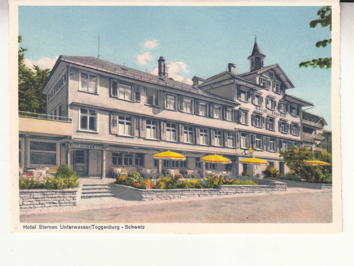 Ansichtskarten: Unterwasser Sternen ca. 1960 – Gebraucht aus Bürglen TG von StampGraf