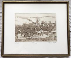 Renatus Heinz (1937–2024) - Orig. Radierung - Thayngen