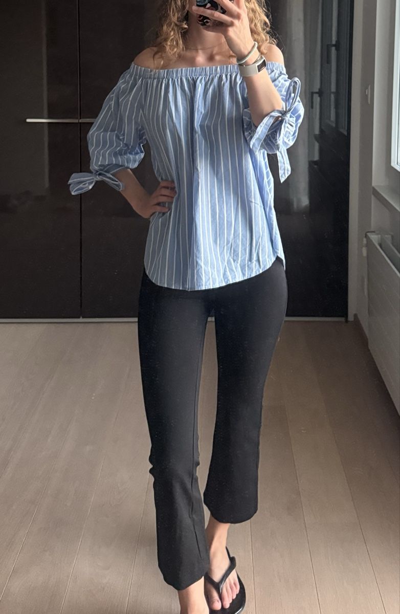 H&M Camicette: Gestreifte Offshoulder Bluse  – Usato da St. Gallen venduto da sch_t97h