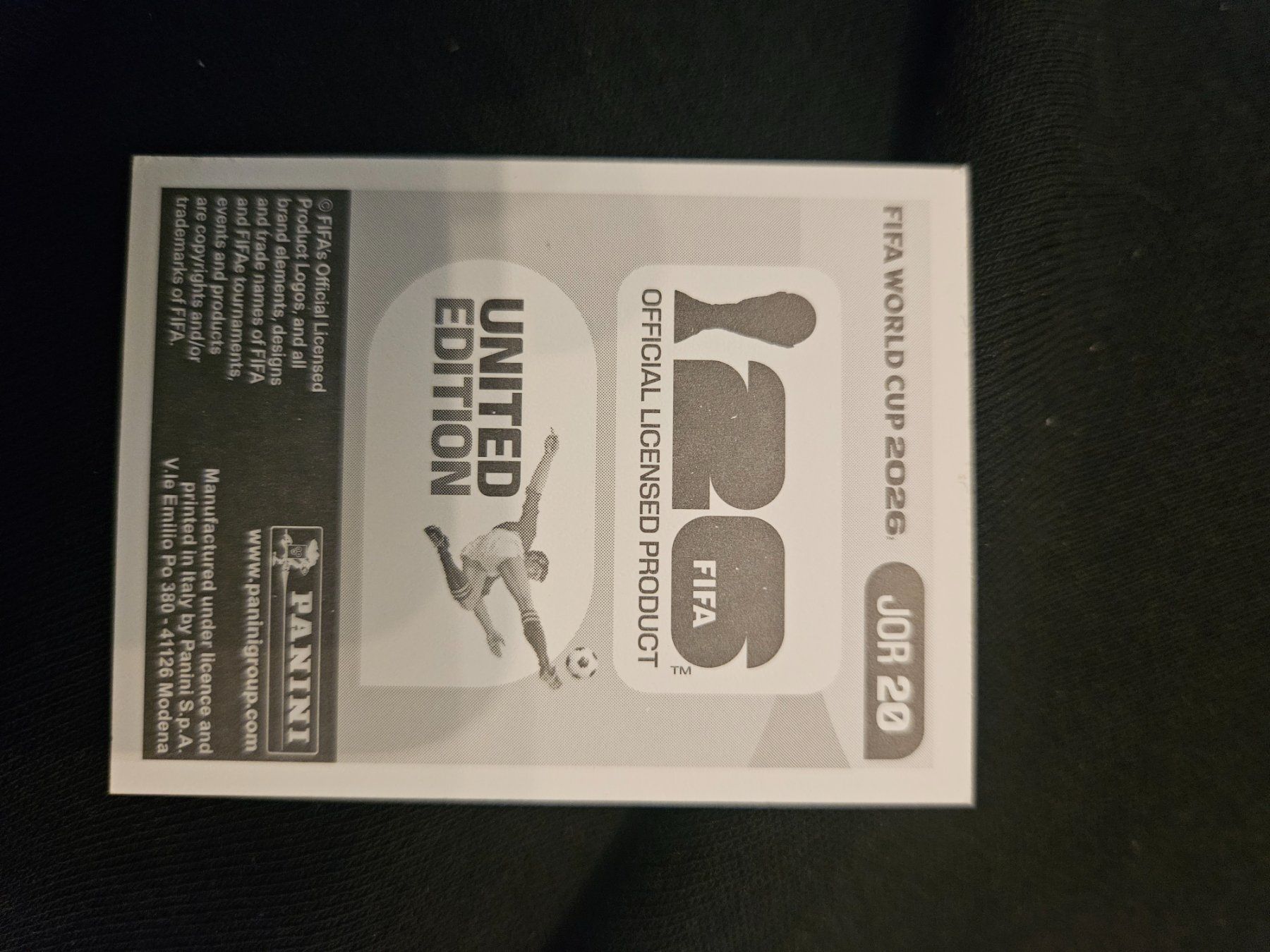 Panini Carte collezionabili: JOR20 – Usato da Würenlingen venduto da Dinli 1