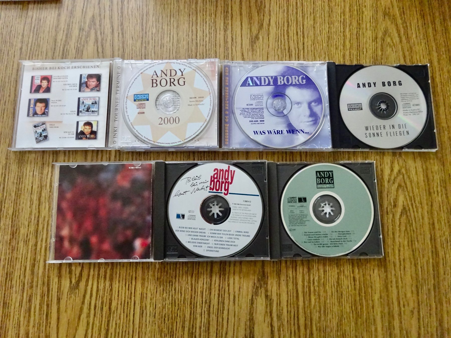 CD: 5 Musik CD`s ANDY BORG ! – Nuovo (secondo la descrizione) da Kaltbrunn venduto da Wigwam7 1