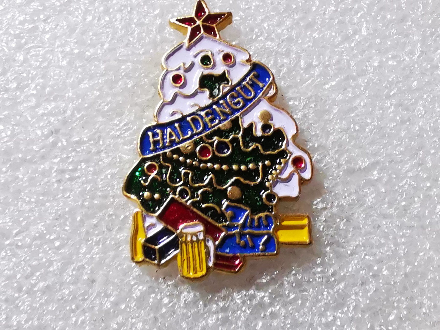 Placchette & Badge: Ansteckpin 135: Haldengut Bier – Usato da Oppligen venduto da Pin-Fall-Shop