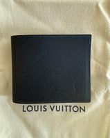 Portefeuille Louis Vuitton bleu marine toile Monogram neuf j