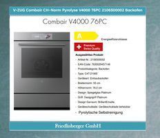 V-ZUG Combair-CH-Norm Pyrolyse V400076PC 2106500002 Backofen