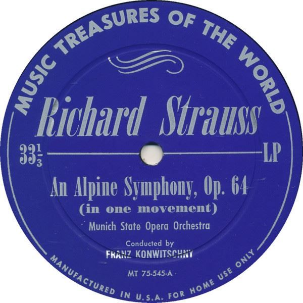 Dischi in vinile: Strauss  An Alpine Symphony Op 61  LP – Usato da Genève venduto da Cockattoo 1