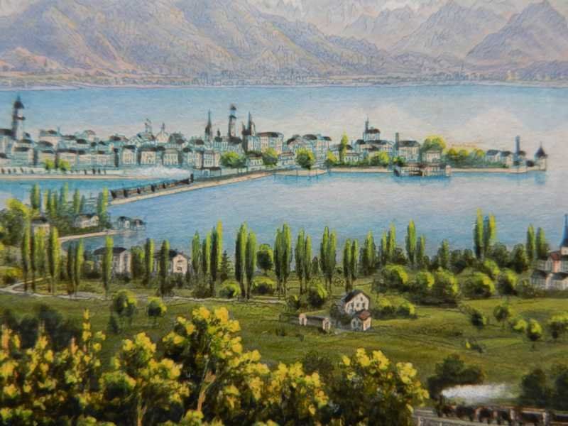 Gravures: Lindau Bodensee Dikenman – D'occasion à Risch par Rischli15 6