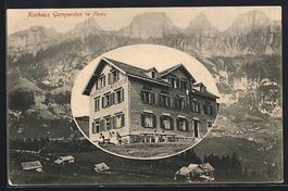 AK Flums, Hotel-Kurhaus Gamperdon, 1907