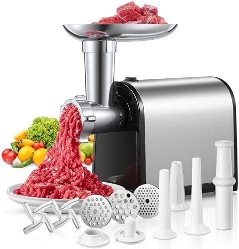 Elettrodomestici da cucina: Elektrisch 3 1 Elektrischer Fleischwolf Wurstfüller Kubbe – Nuovo e nell'imballaggio originale da Hundwil venduto da Mr.Wong 1