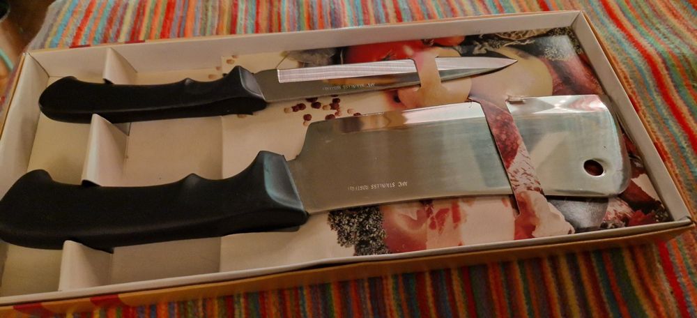 IKEA ASIA FORDUBBLA Messerset – 2-teilig, Grau, Scharfe Küchenmesser Für Den Alltag
