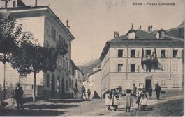 AK Airolo - Piazza Comunale 1911 Rarissima