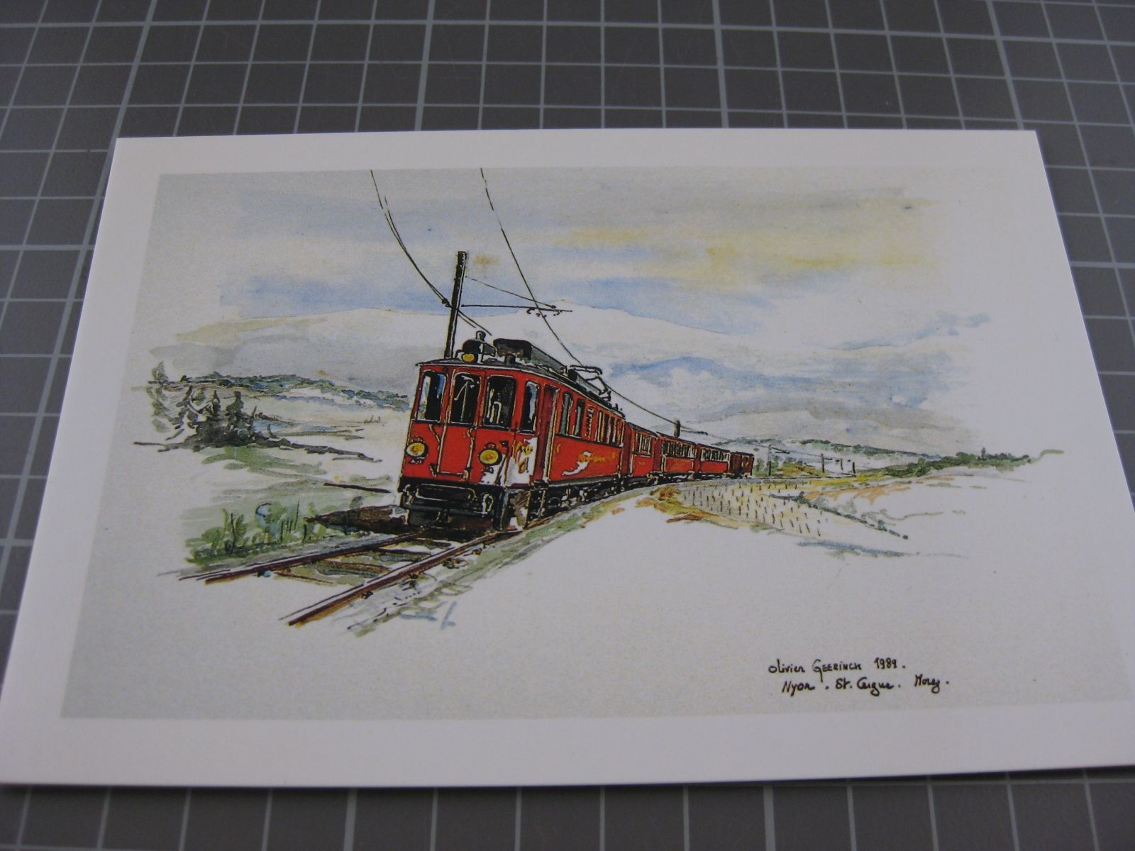 Cartoline postali: AK Chemin de fer Nyon St Cergue Morez Ns – Nuovo (secondo la descrizione) da Malters venduto da Marosko