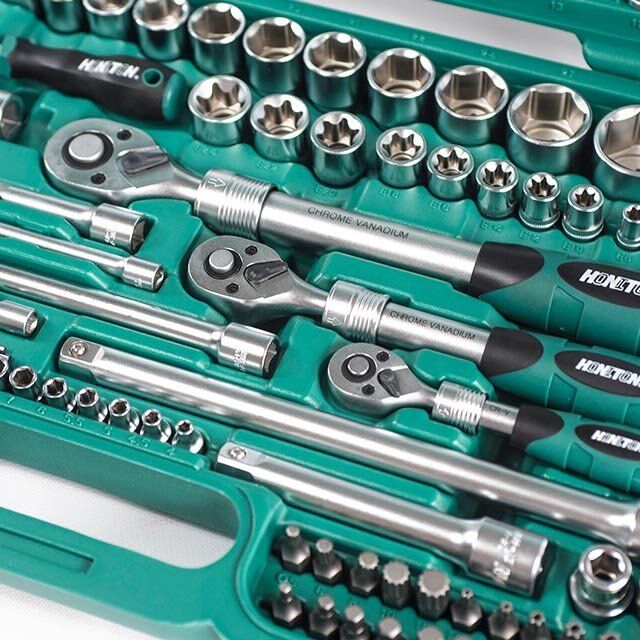 Tutti gli attrezzi: Steckschlüssel-Satz 1/4"-3/8"-1/2", 155-teilig – Nuovo e nell'imballaggio originale da Rothrist venduto da Jacktk 2