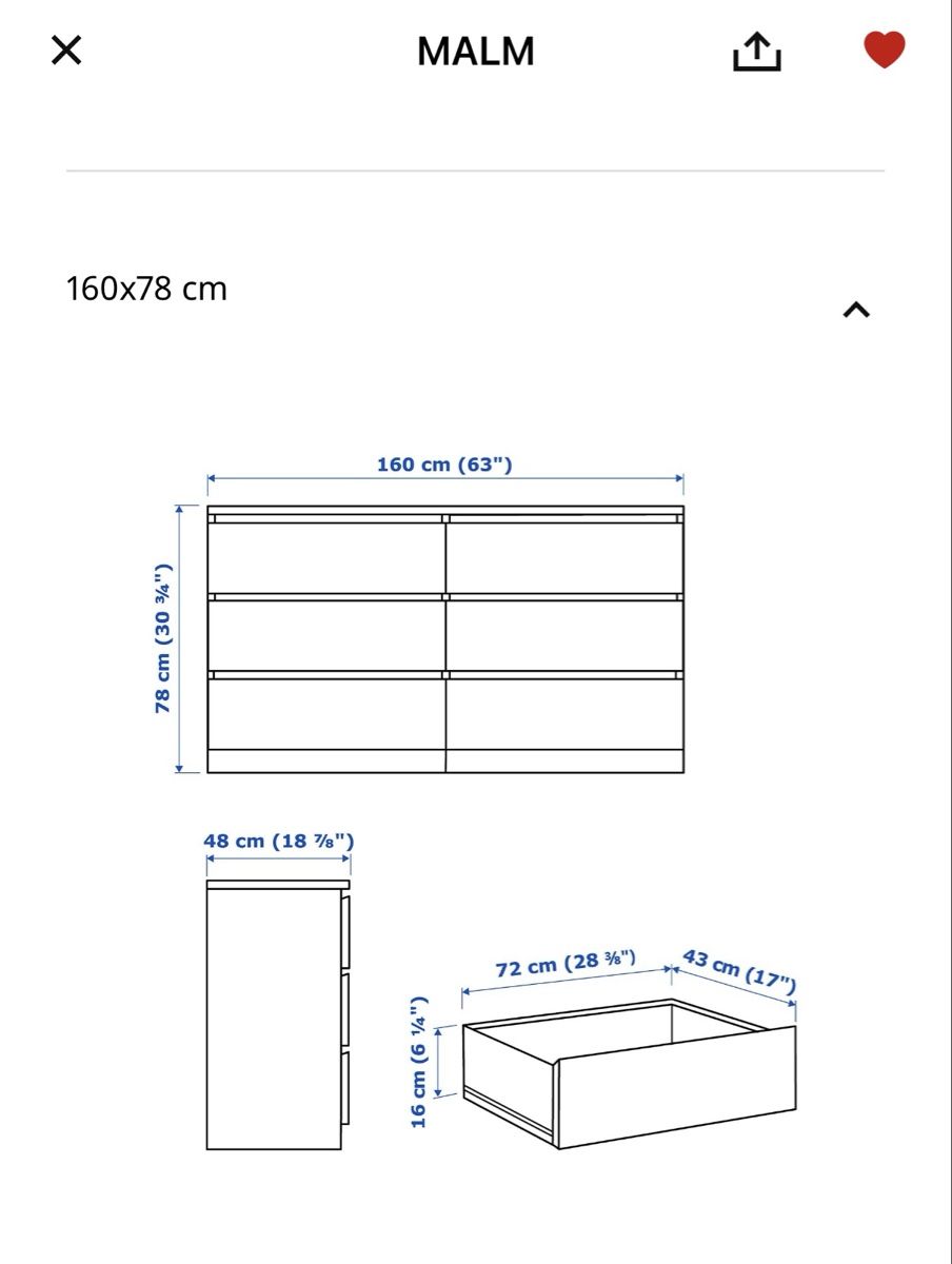 Malm Kommode 6 Schubladen Anleitung