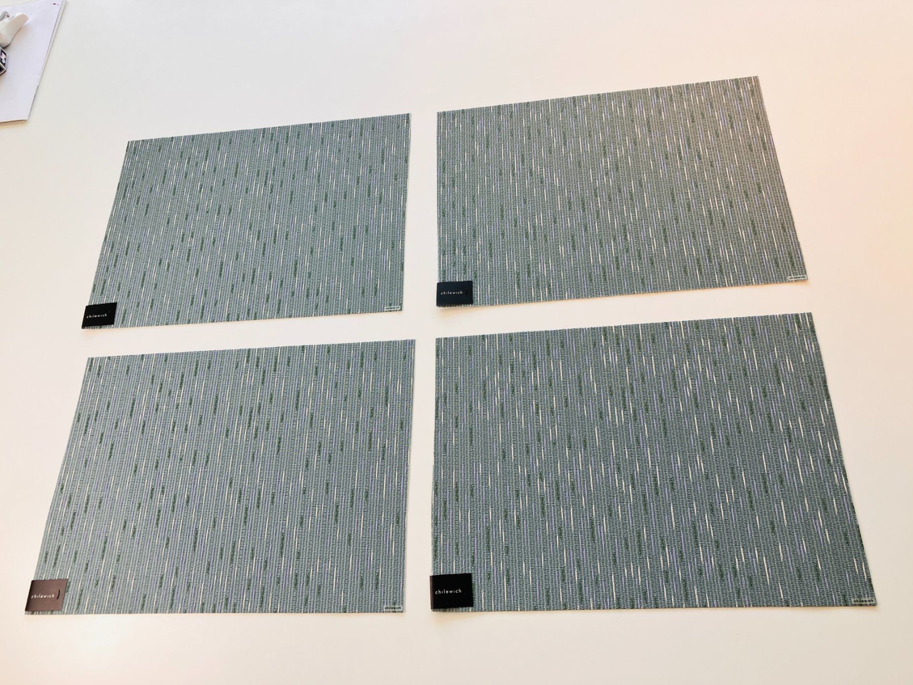 Sottobicchieri: 4 Stk. Tischset Chilewich Pepper Mint 36 x 48cm – Nuovo e nell'imballaggio originale da Dietikon venduto da TMP_ZH 2