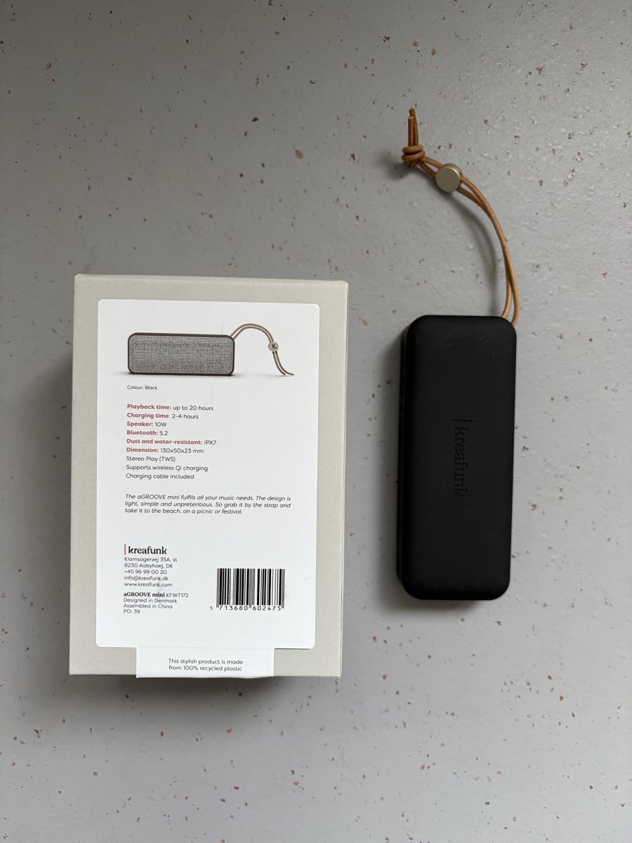 Casse acustiche: KREAFUNK aGROOVE Mini Bluetooth Lautsprecher - neu – Nuovo e nell'imballaggio originale da Winterthur venduto da Tangata 1