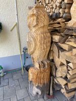 Eule aus Buchenholz
