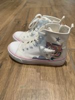 Converse Turnschuhe weiss mit Einhorn, Gr. 30