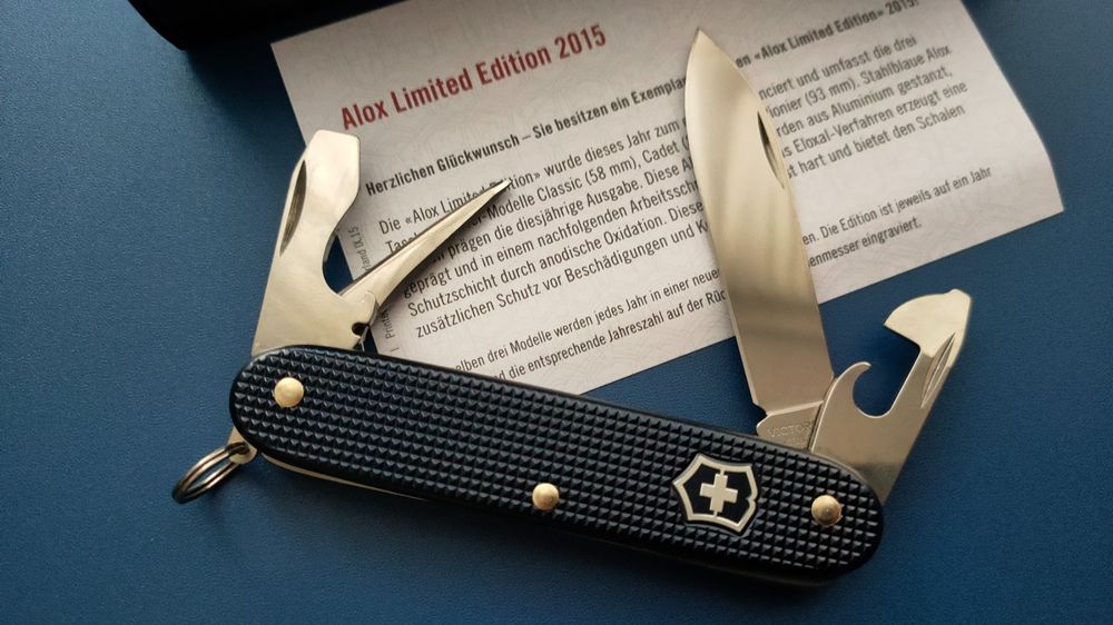 Victorinox pioneer alox limited best sale edition 2015