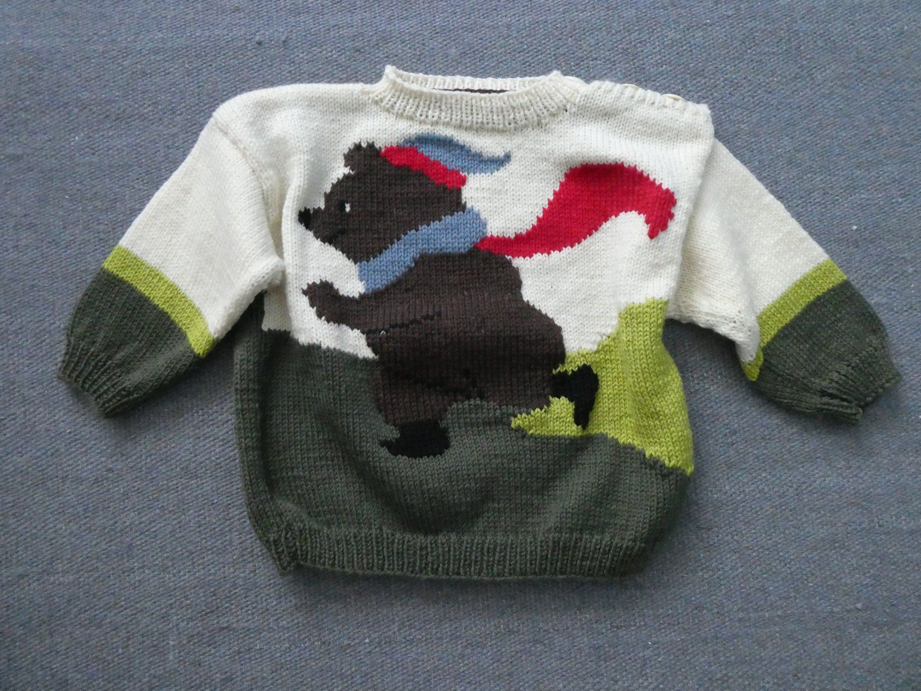 Pulls et sweat-shirts: Kinderpulli selbst gestrickt Gr. 98 – Neuf (Voir description) à Zürich par Turner_18