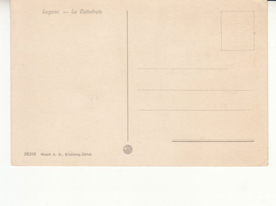 Ansichtskarten: Lugano ca. 1940 – Gebraucht aus Bürglen TG von StampGraf 1