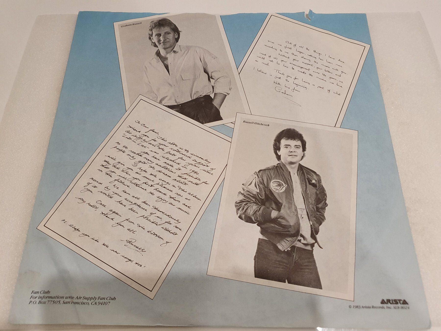 Dischi in vinile: Air Supply – Greatest Hits – Usato da Uster venduto da Vinyl-Leidenschaft 2