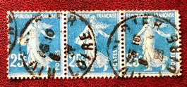 Briefmarken aus Frankreich Säerin (II) gestempelt