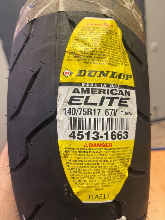 Dunlop /Harley Davidson/ D407 170/60R17 Kaufen auf Ricardo