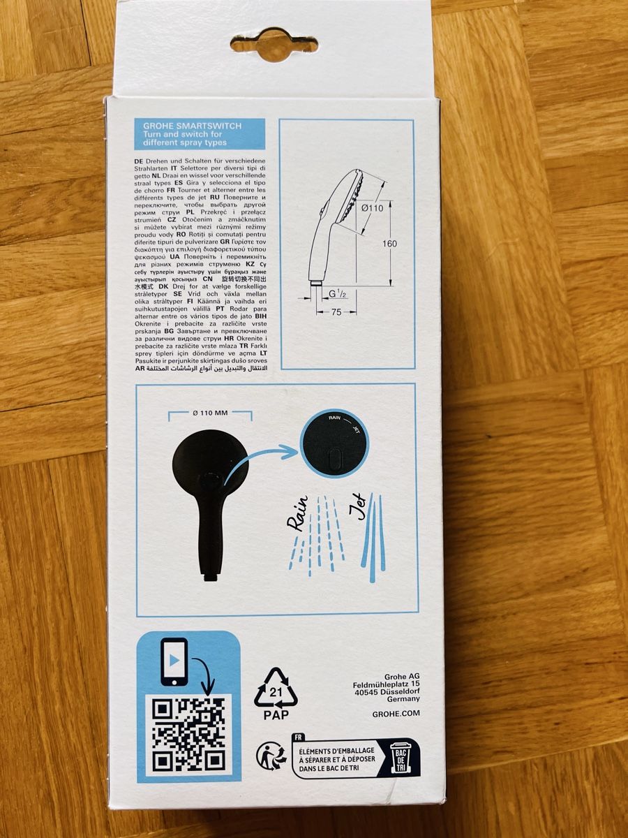 Grohe Duschbrausen: Duschkopf Grohe – Neu (gemäss Beschreibung) aus Winterthur von Nandis 4