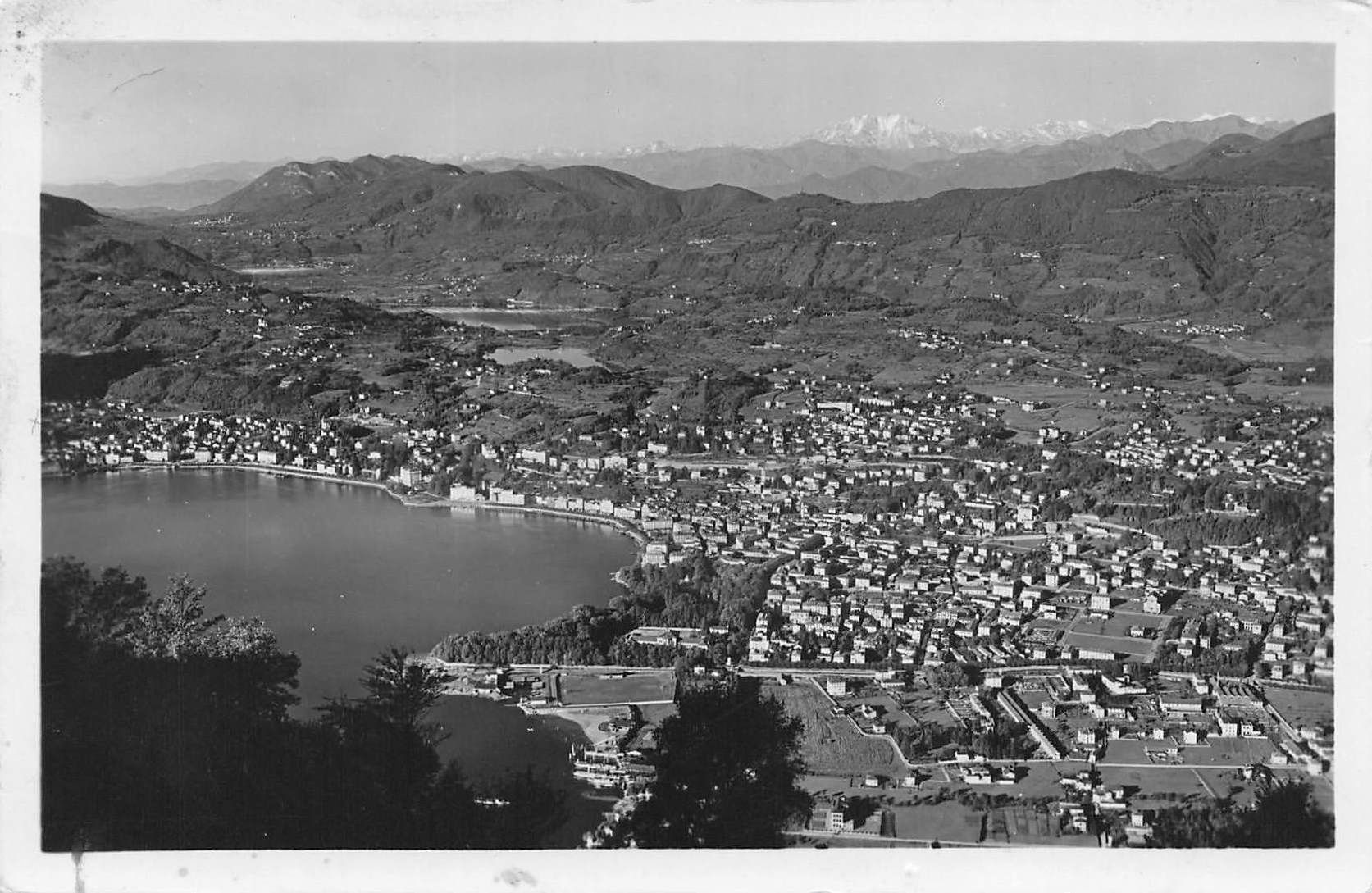 Ansichtskarten: Lugano Monte Bre – Gebraucht aus Biasca von Blenio71