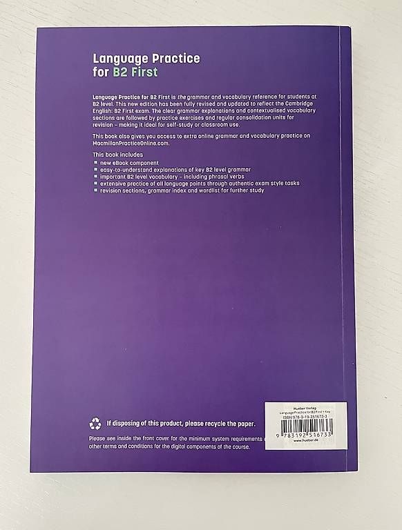 Bücher: Language Practice for B2 First – Gebraucht aus Unterseen von ten_pxn8 1
