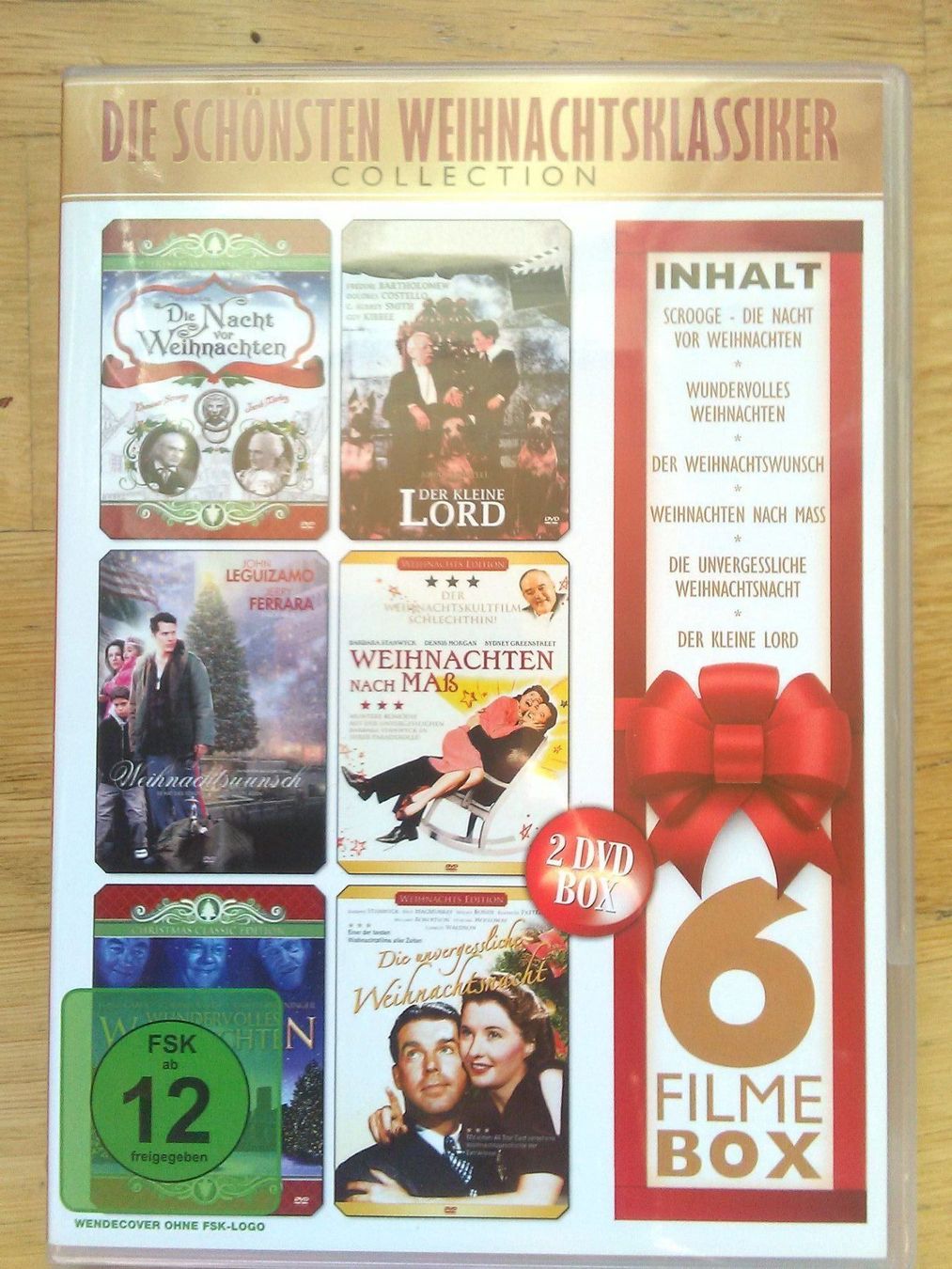 Tutti i DVDs: Die Schönsten Weihnachtsklassiker         (6-Filme | 2-DVDs) – Usato da St. Gallen venduto da elk2021