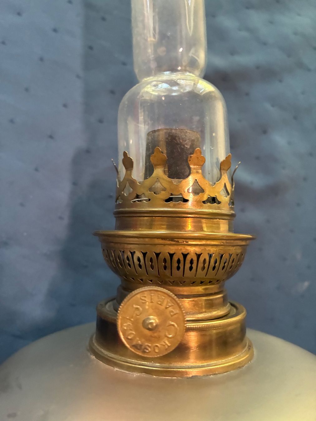 Lampade: Antike Petrollampe Jugendstil – Usato da Dornach venduto da Rosengarten 6