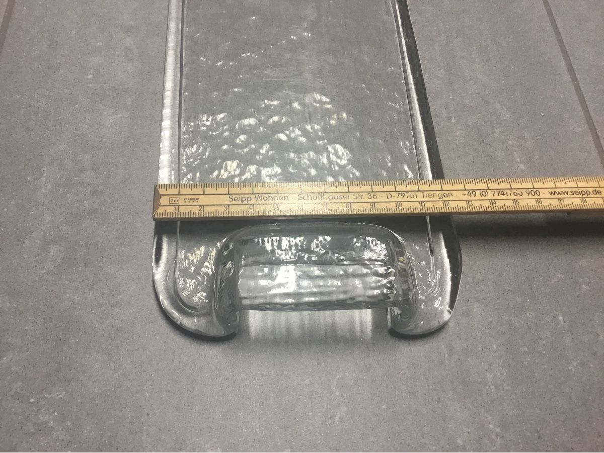 Niederer Piatti di portata: Niederer Glasplatte ca. 45 cm – Usato da Rütihof venduto da ALAFC 1