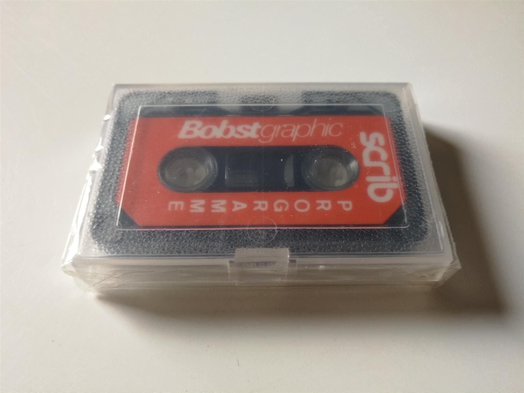 Musicassette: Mikrokassette BOBST GRAPHIC SCRIB SMAKY Selten ! – Nuovo e nell'imballaggio originale da Monthey venduto da 19_karen_84