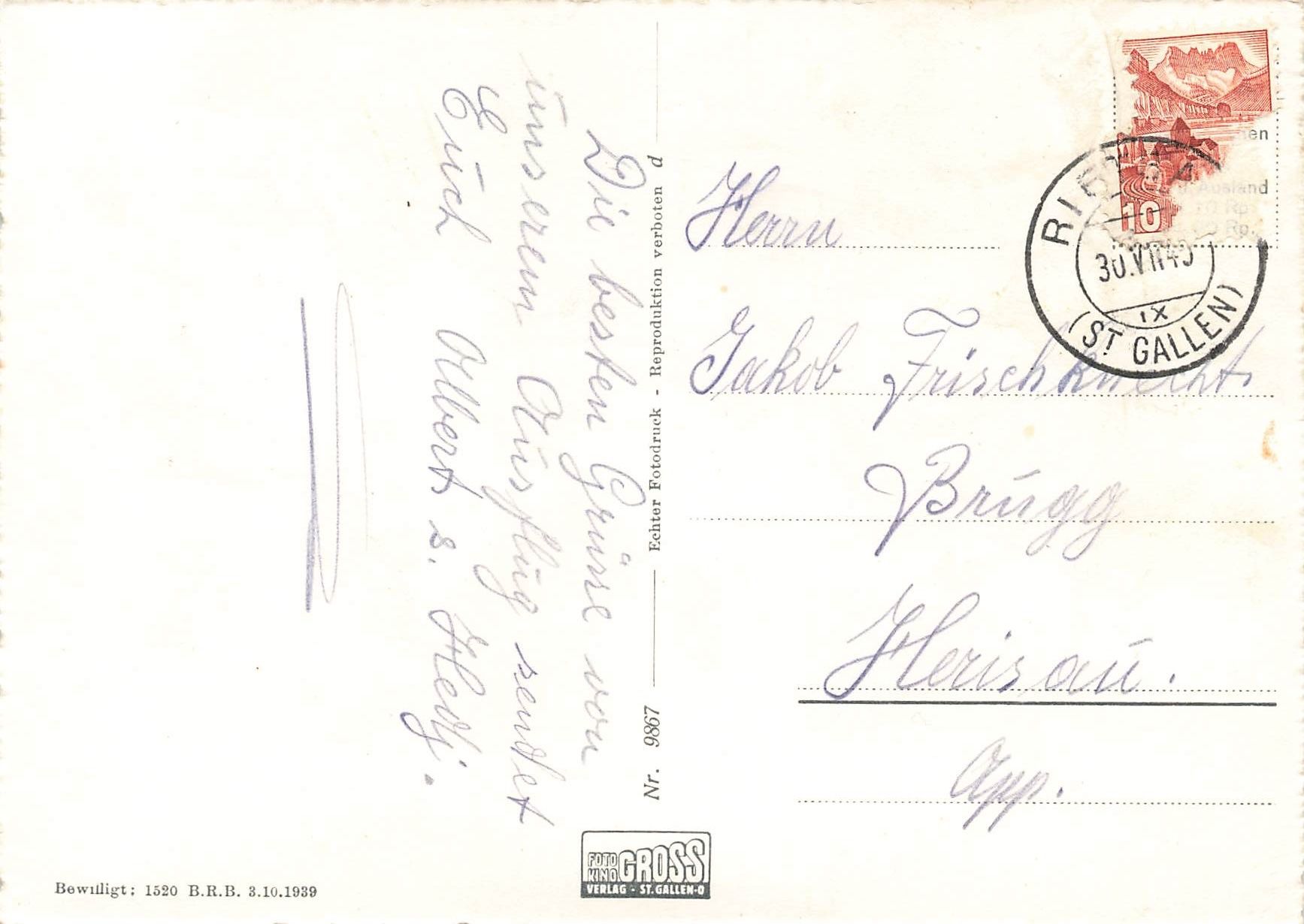 Cartes postales: Santis G – D'occasion à Biasca par Blenio71 1