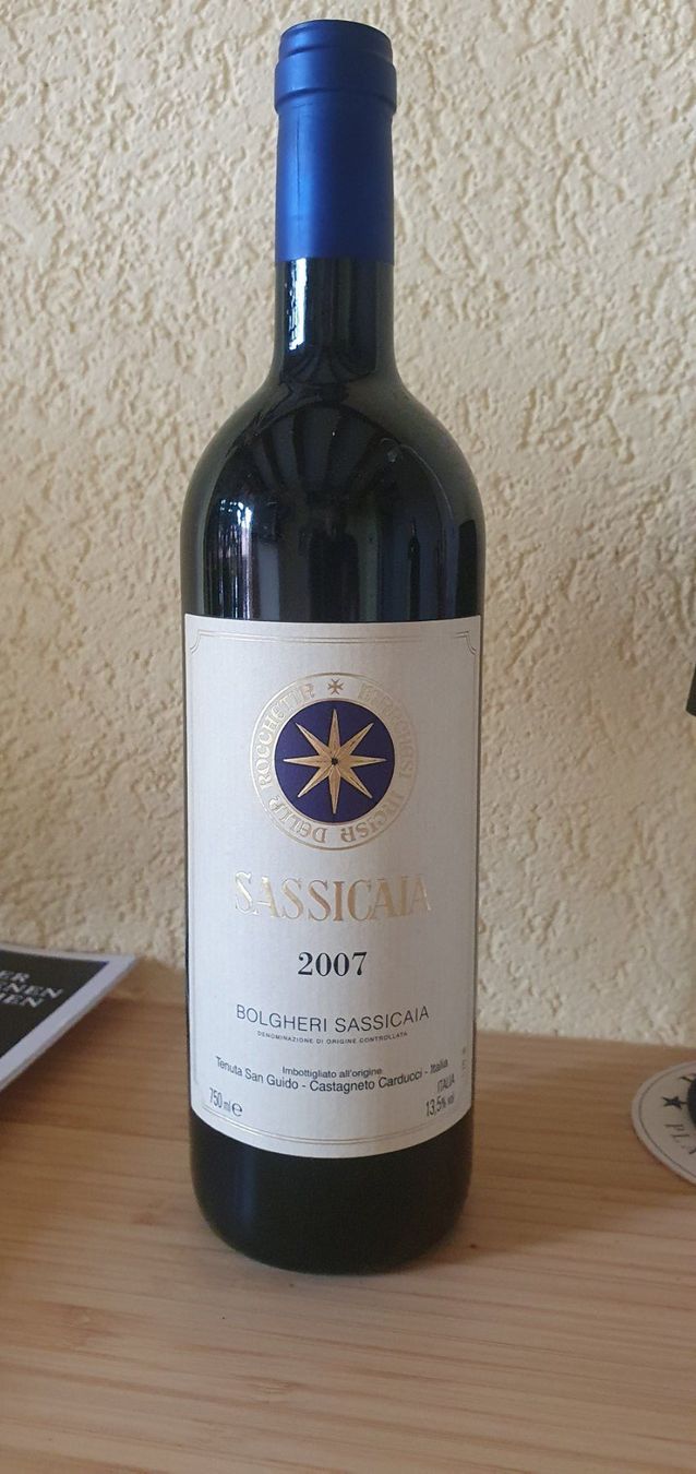 Sassicaia Wein: 1 Flasche Sassicaia 2007 – Neu (gemäss Beschreibung) aus Meinisberg von Kenmare