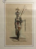 Gravure ancienne : Homme de Timor - Indonésie. Rare