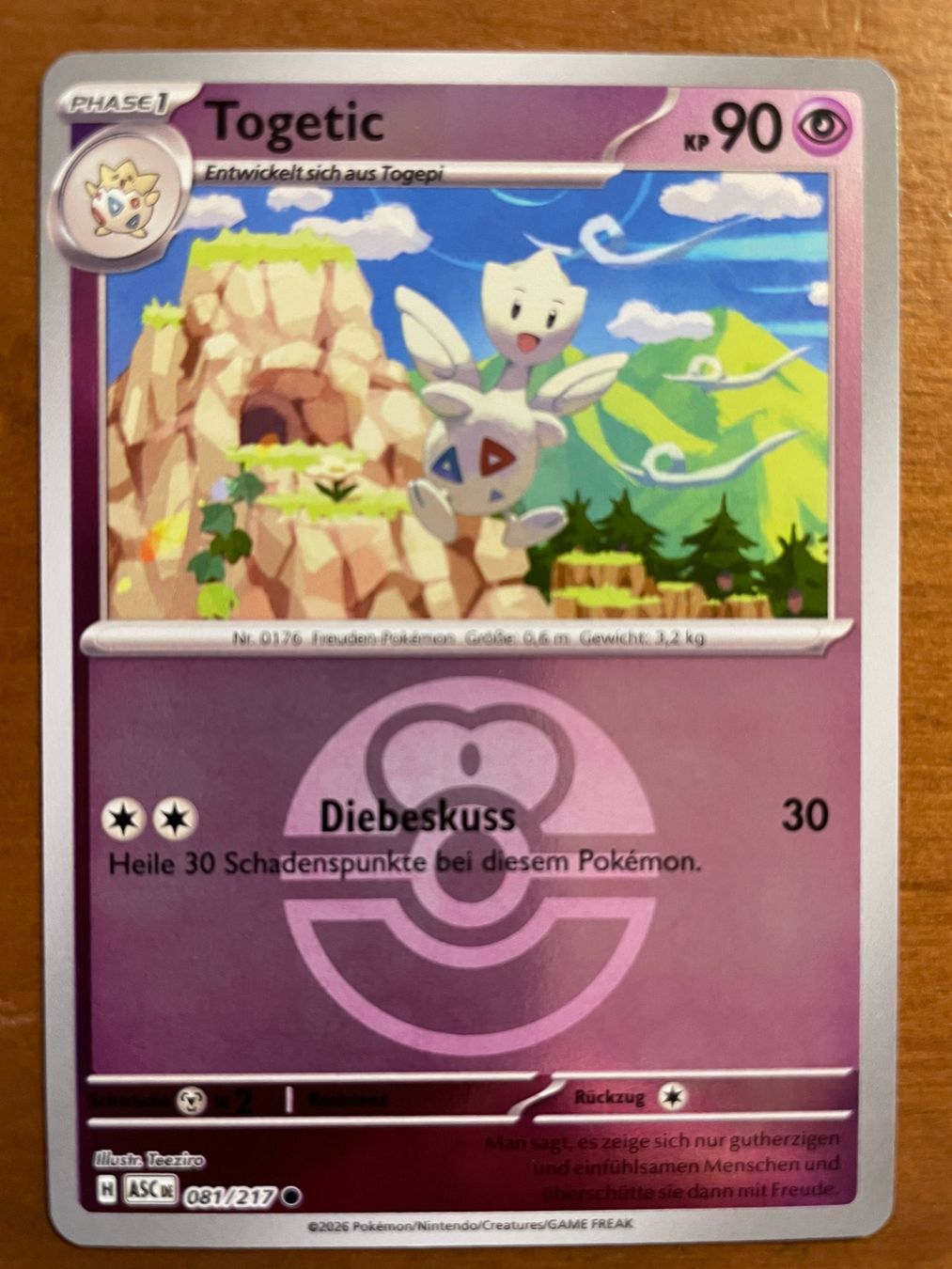 Pokémon Sammelbilder & Trading cards: Pokemon Togetic Reverse (Versand gratis) – Neu (gemäss Beschreibung) aus Chur von Angerson