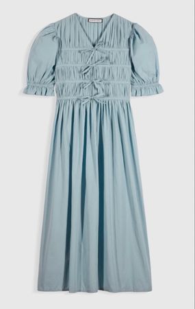 Maria de la Orden Kleid Gr. 38 – Maxikleid hellblau/türkis