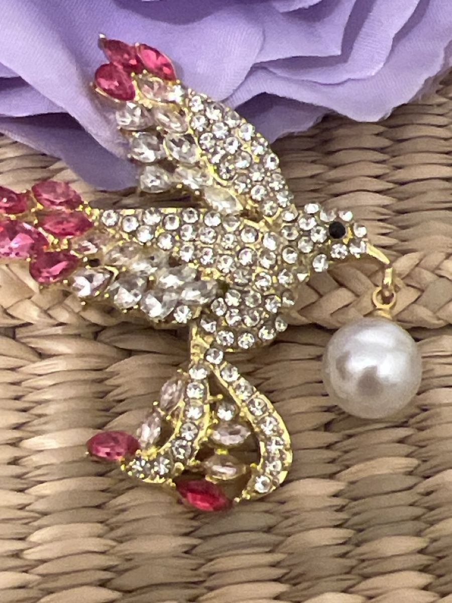 Broches & Aiguilles: Funkelnde Vogelbrosche – Neuf (Voir description) à Seon par Sunny-Schmuck78 1