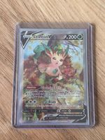 Glänzende seltene Pokémon-Karte Leafeon V 200HP, Sommer 2023