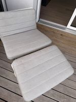 Viteo Outdoors SLIM Lounge Sessel mit Fussauflage, weiss