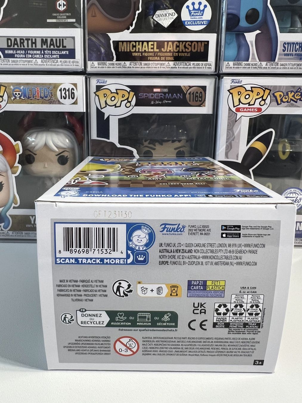 Funko Statuette: Funko POP! Games Sonic the Hedgehog Super Sonic Limitée – Nuovo e nell'imballaggio originale da Le Mouret venduto da perfectbijou 5