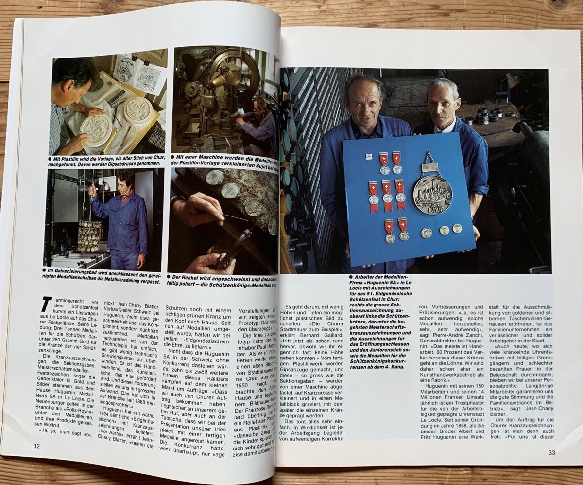 Libri: Erinnerungsheft Eidg Schützenfest Chur 1985 – Usato da Goldingen venduto da Bergler012 4