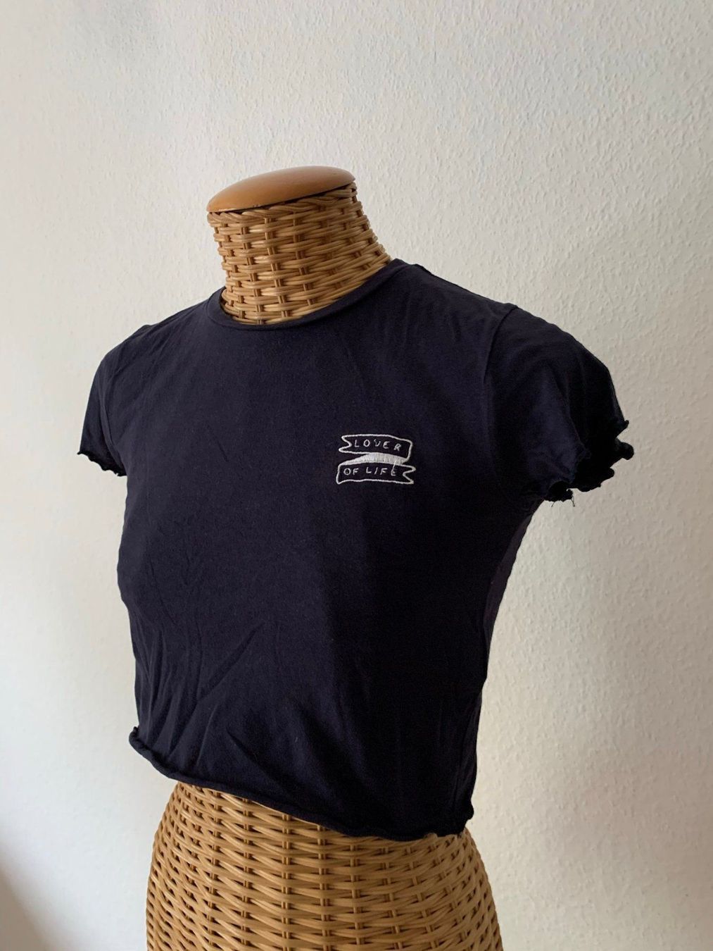 T-shirt: PULL & BEAR - cropped T-Shirt blau XS – Usato da Zürich venduto da Diazaio 1