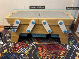 KidKraft LEGO-/Spieltisch mit Stauraum zu verkaufen